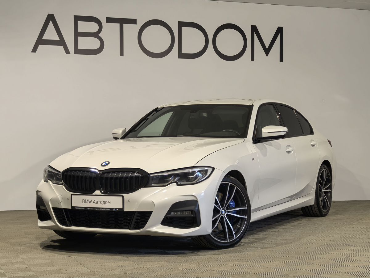 Автомобиль BMW 3 серии VII поколение (G20/G21/G28) 320 2.0d AT 4WD (190 л.с.) M Sport Pro Белый 2021 с пробегом 89 995 км
