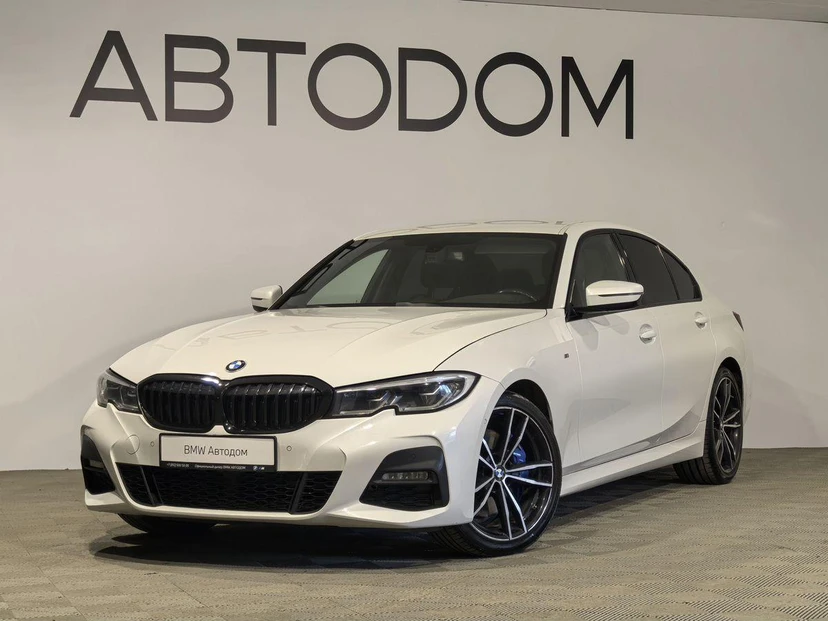 Автомобиль BMW 3 серии VII поколение (G20/G21/G28) 320 2.0d AT 4WD (190 л.с.) M Sport Pro Белый 2021 с пробегом 89 995 км