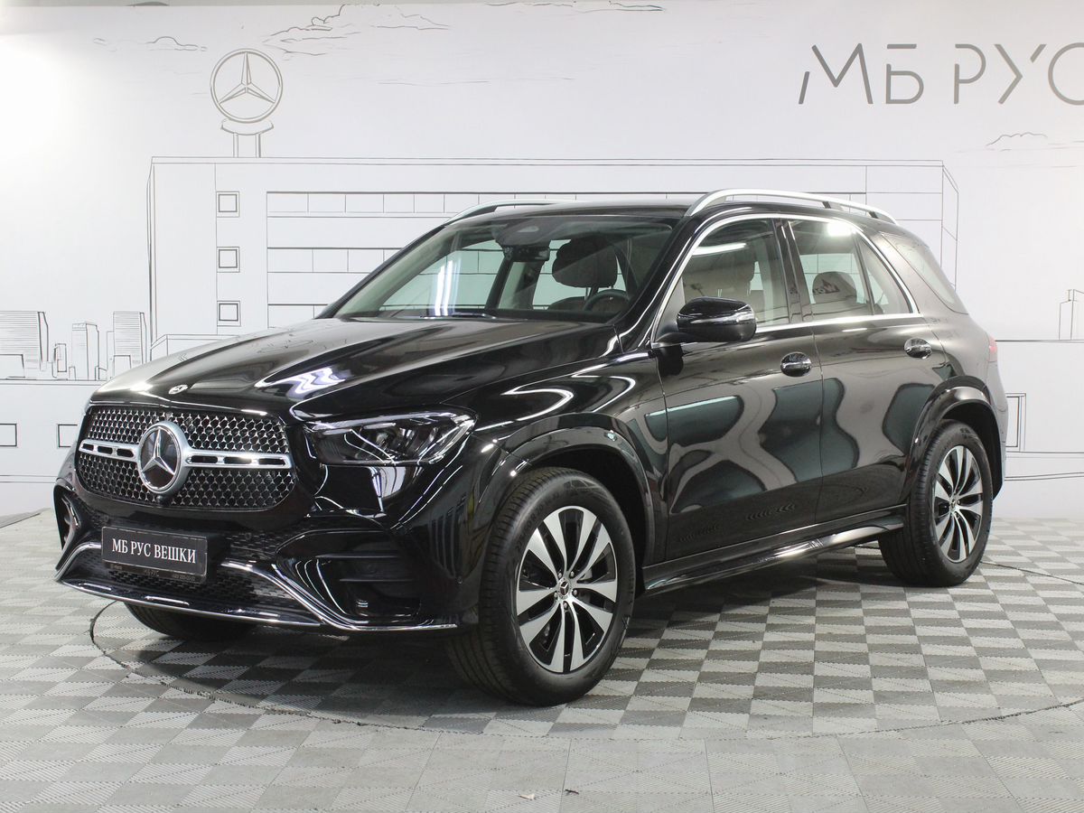 Автомобиль Mercedes-Benz GLE II (V167) [рестайлинг] 2.0 AT 4Matic (258 л.с.) Base Чёрный 2025 с пробегом 40 км