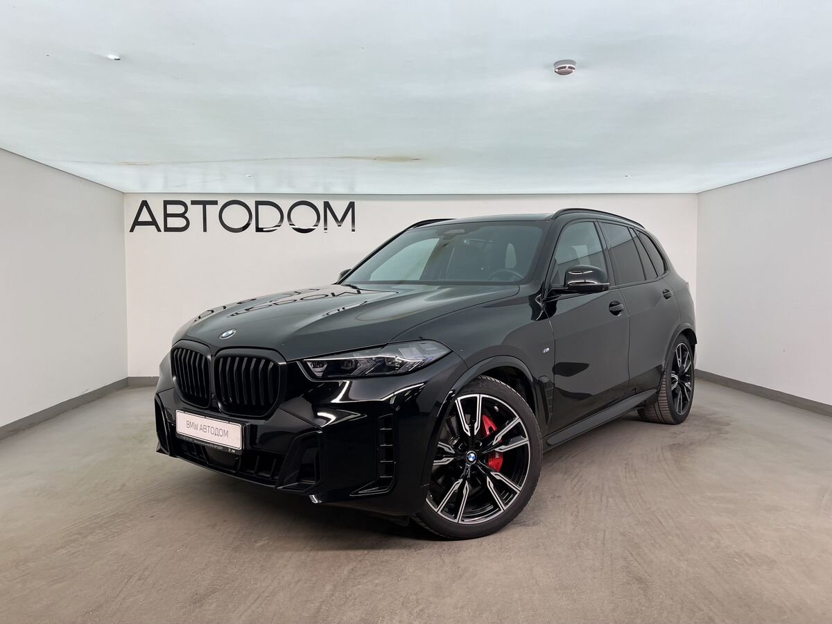 BMW X5 IV (G05) [рестайлинг] 3.0d AT 4WD (340 л.с.) M Sport Чёрный 2024 с пробегом 43 119 км