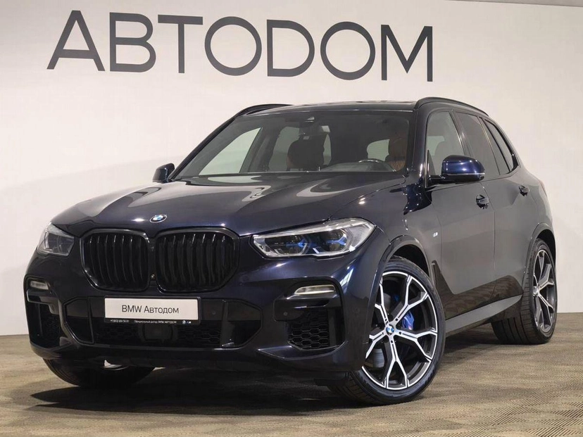 Автомобиль BMW X5 IV поколение (G05) 3.0d AT 4WD (249 л.с.) M Sport Pro Чёрный 2021 с пробегом 102 238 км