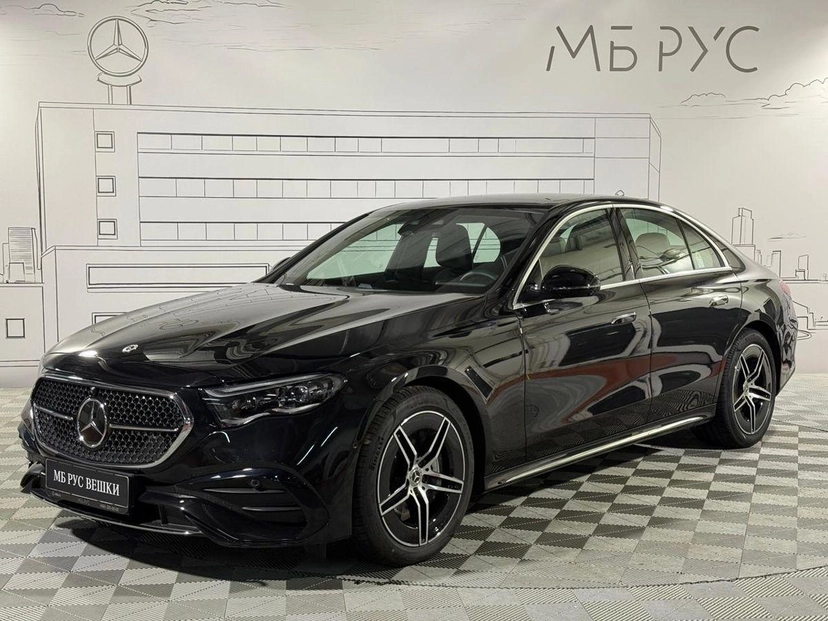 Автомобиль Mercedes-Benz E-Класс VI поколение (W214/S214) 2.0 AT 4Matic (258 л.с.) AMG Line Чёрный 2025 с пробегом 35 км