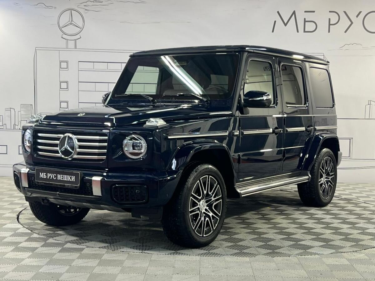 Автомобиль Mercedes-Benz G-Класс III (W463) [рестайлинг] G 450 3.0d AT 4Matic (367 л.с.) G 450 d Exclusive Line Синий 2025 с пробегом 31 км