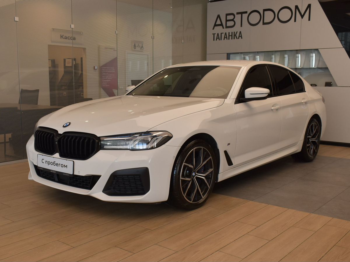 BMW 5 серии VII (G30/G31) [рестайлинг] 530 3.0d AT 4WD (249 л.с.) M Sport Pro Edition 21 Белый 2020 с пробегом 99 000 км