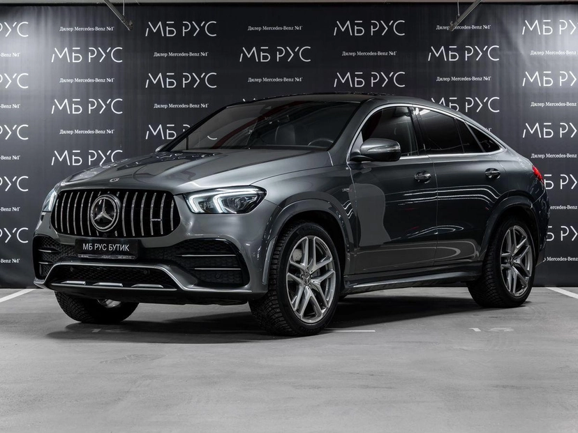 Автомобиль Mercedes-Benz GLE coupe AMG II поколение (C167) 53 AMG 3.0 AT 4Matic (435 л.с.) Base Серый 2020 с пробегом 47 964 км