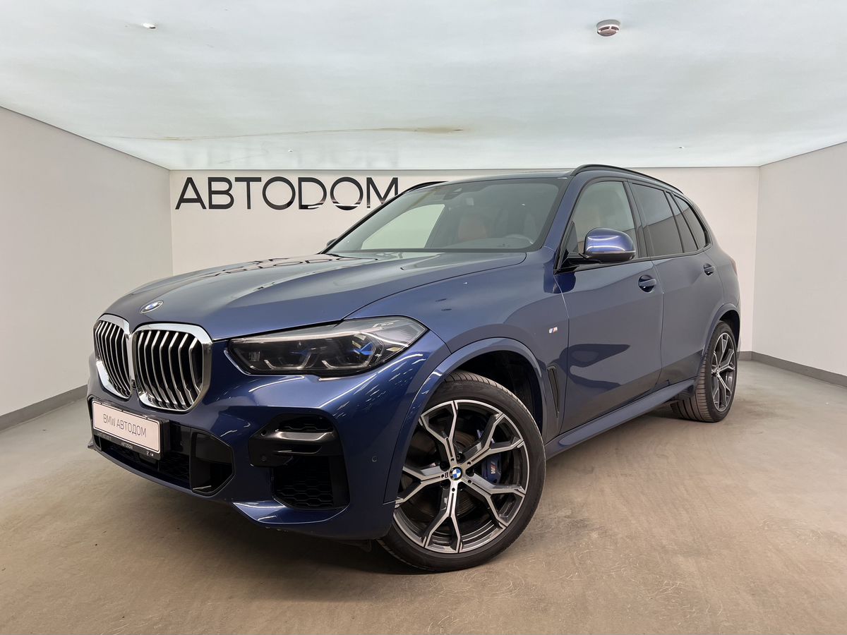 BMW X5 IV поколение (G05) 3.0d AT 4WD (340 л.с.) M Sport Pro Синий 2022 с пробегом 78 745 км