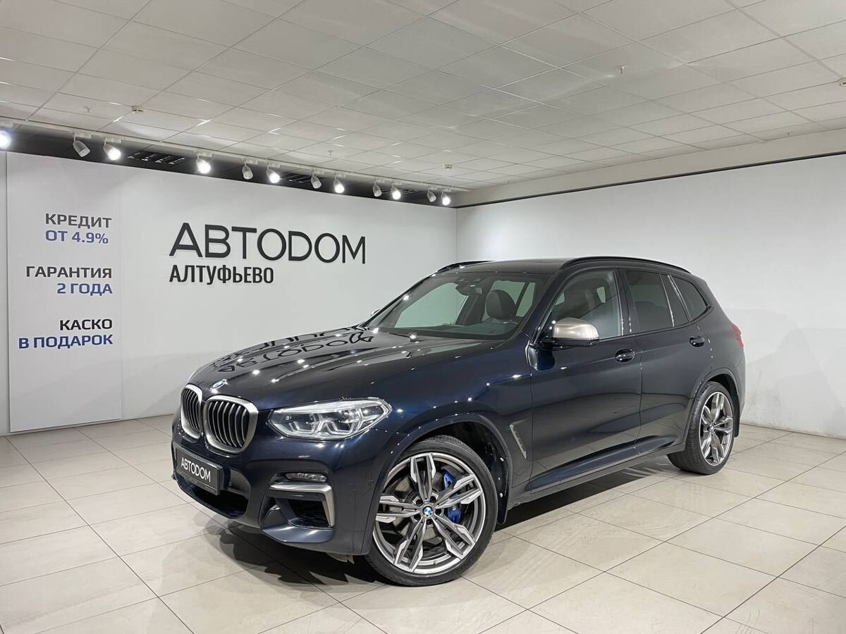 Автомобиль BMW X3 III поколение (G01) M40 3.0d AT 4WD (326 л.с.) M Special Edition 21 Чёрный 2019 с пробегом 89 808 км