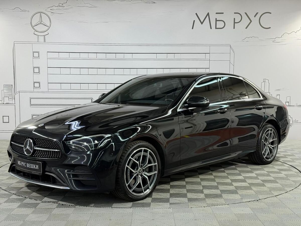 Автомобиль Mercedes-Benz E-Класс V (W213/S213/C238) [рестайлинг] 200 2.0 AT 4Matic (197 л.с.) Sport Чёрный 2020 с пробегом 96 964 км