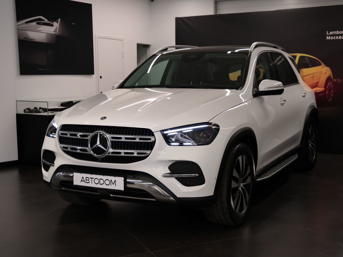 Автомобиль Mercedes-Benz GLE II (V167) [рестайлинг] 300 2.0d AT 4Matic (269 л.с.) Base Белый 2025 с пробегом 30 км