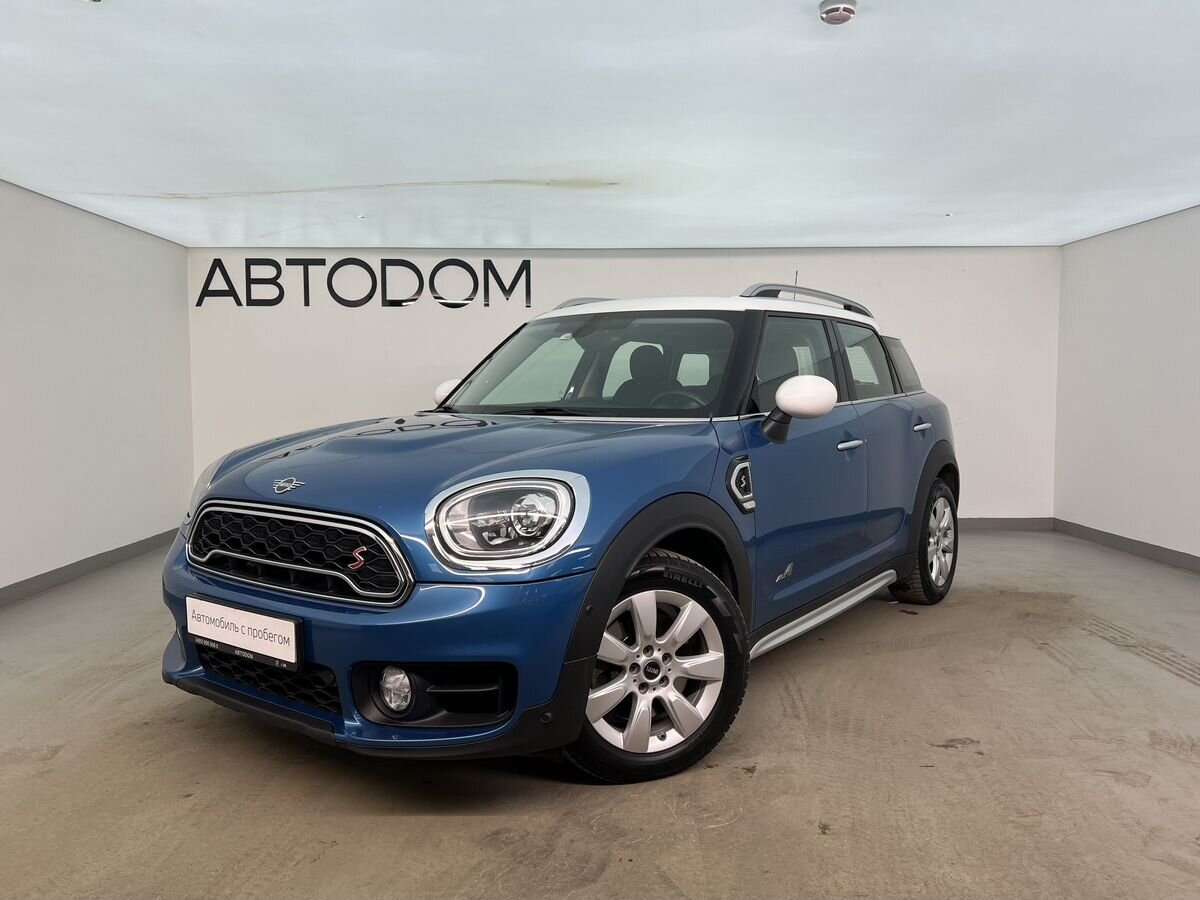 Автомобиль MINI Countryman II поколение (F60) Cooper S 2.0 AT 4WD (192 л.с.) Cooper S Голубой 2019 с пробегом 82 984 км