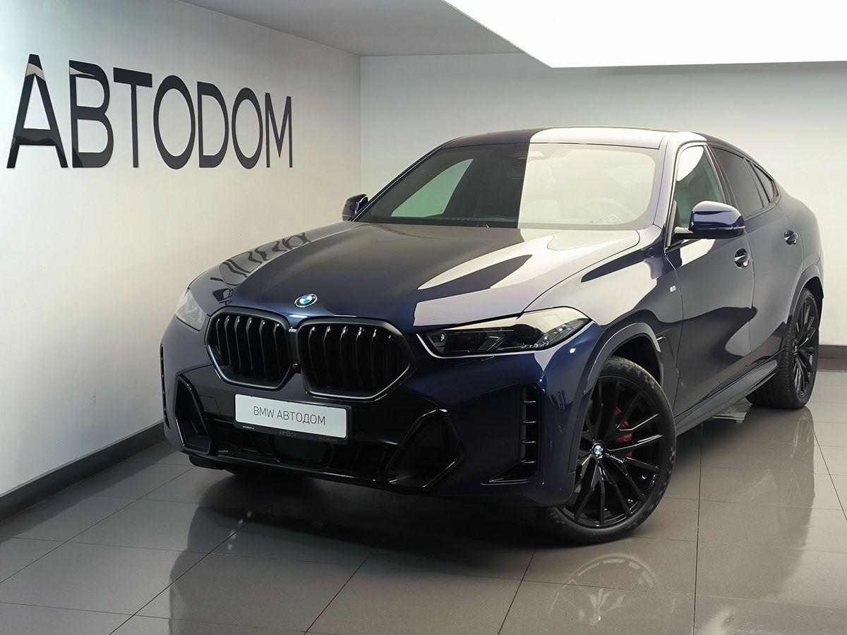 BMW X6 III (G06) [рестайлинг] 3.0d AT 4WD (340 л.с.) M Sport Синий 2026 