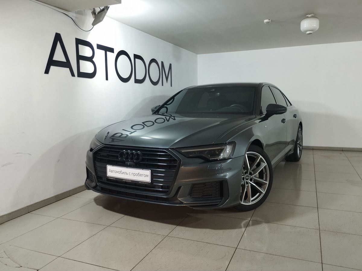 Автомобиль Audi A6 V поколение (C8) 2.0 AMT 4WD (245 л.с.) Sport Серый 2021 с пробегом 112 000 км
