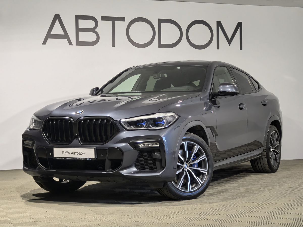 BMW X6 III поколение (G06) 3.0 AT 4WD (340 л.с.) M Sport Pure Серый 2020 с пробегом 113 425 км