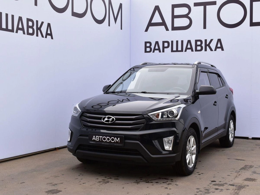 Автомобиль Hyundai Creta I поколение 2.0 AT 4WD (149 л.с.) Travel + Advanced 2019 Чёрный 2019 с пробегом 59 821 км