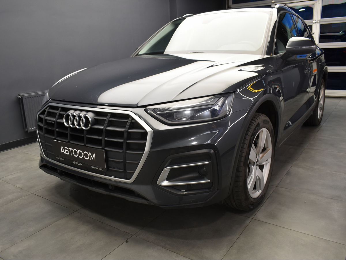 Audi Q5 II (FY) [рестайлинг] 2.0 AMT 4WD (249 л.с.) Design Серый 2021 с пробегом 89 561 км