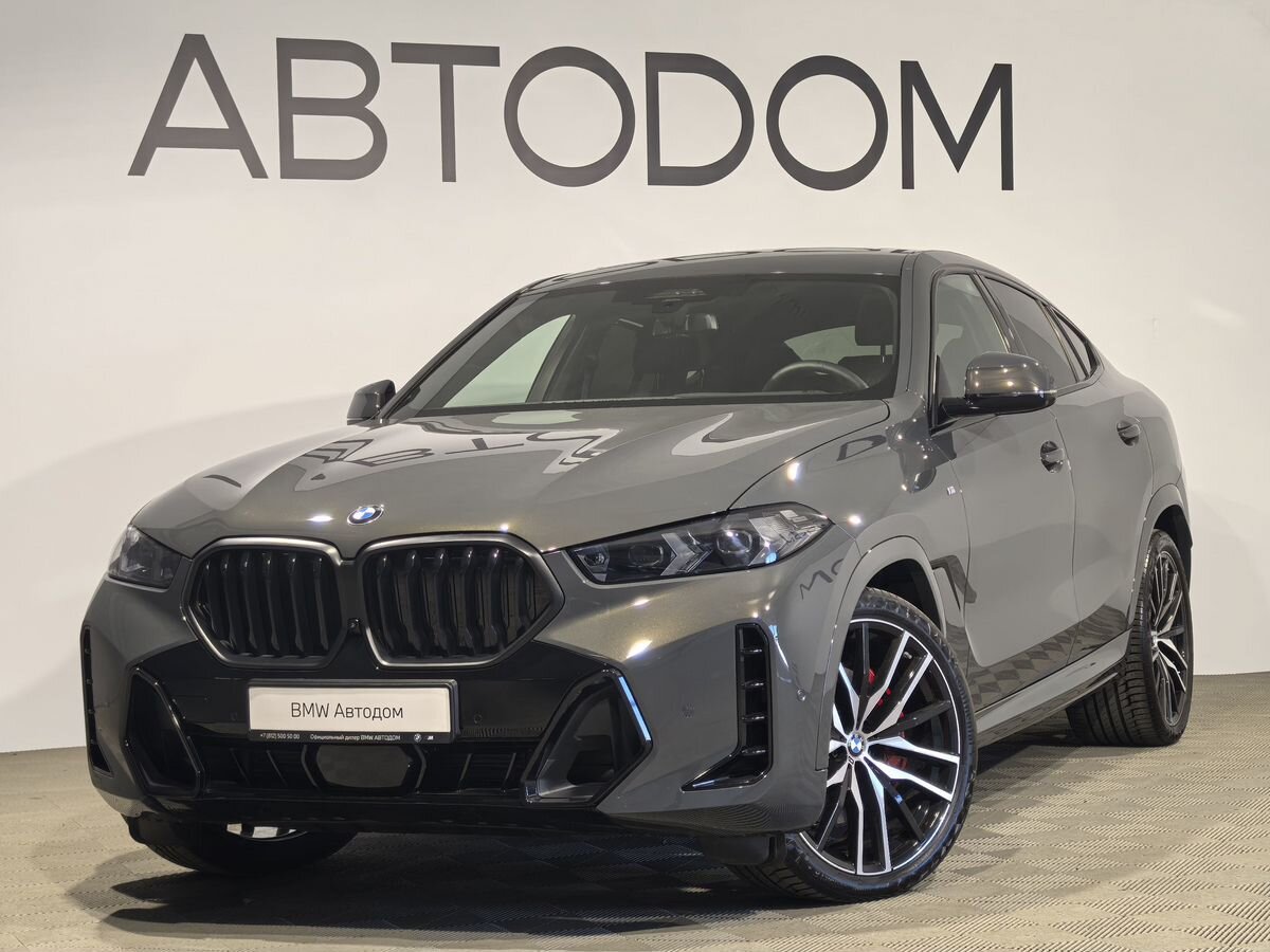 BMW X6 III (G06) [рестайлинг] 3.0d AT 4WD (340 л.с.) M Sport Серый 2025 