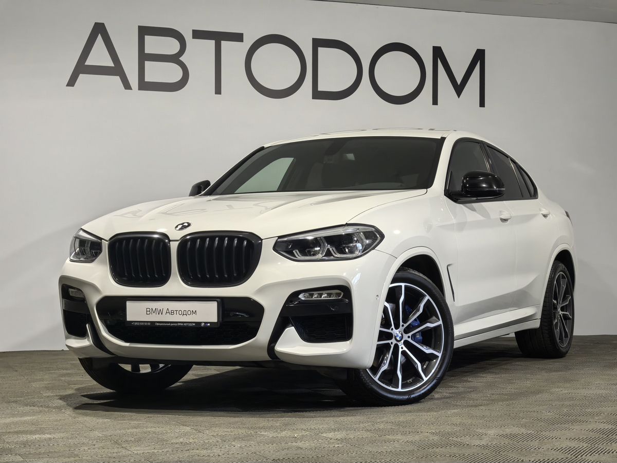 BMW X4 II поколение (G02) 3.0d AT 4WD (249 л.с.) M Sport Белый 2019 с пробегом 64 965 км