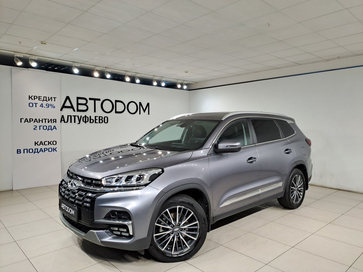 CHERY Tiggo 8 I [рестайлинг] 1.5 AMT (147 л.с.) Prestige/Prestige Plus Серый 2023 с пробегом 89 176 км