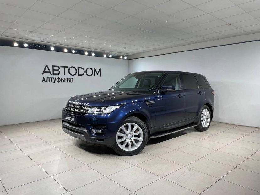 Автомобиль Land Rover Range Rover Sport II поколение 3.0d AT 4WD (249 л.с.) SE Синий 2014 с пробегом 78 409 км