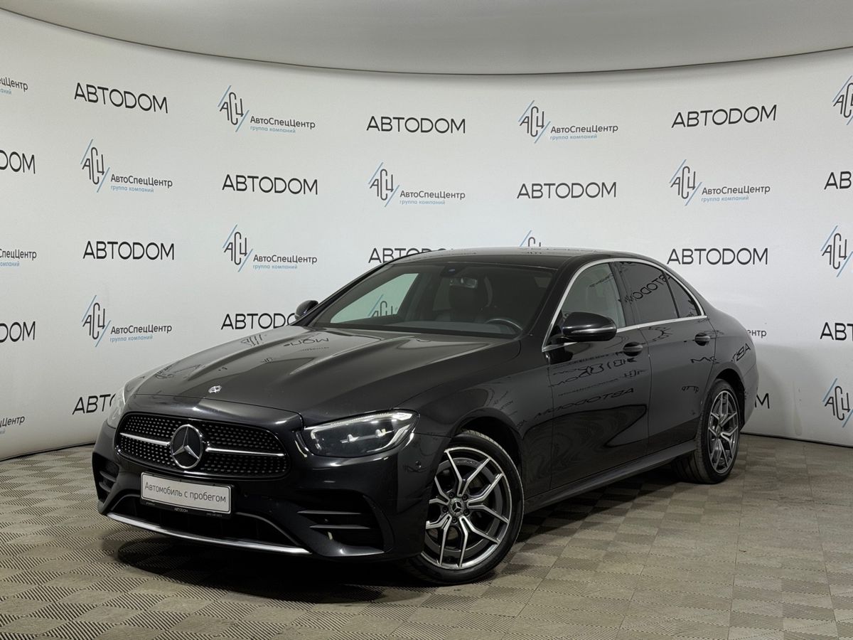 Автомобиль Mercedes-Benz E-Класс V (W213/S213/C238) [рестайлинг] 200 2.0 AT 4Matic (197 л.с.) Sport Чёрный 2021 с пробегом 88 076 км