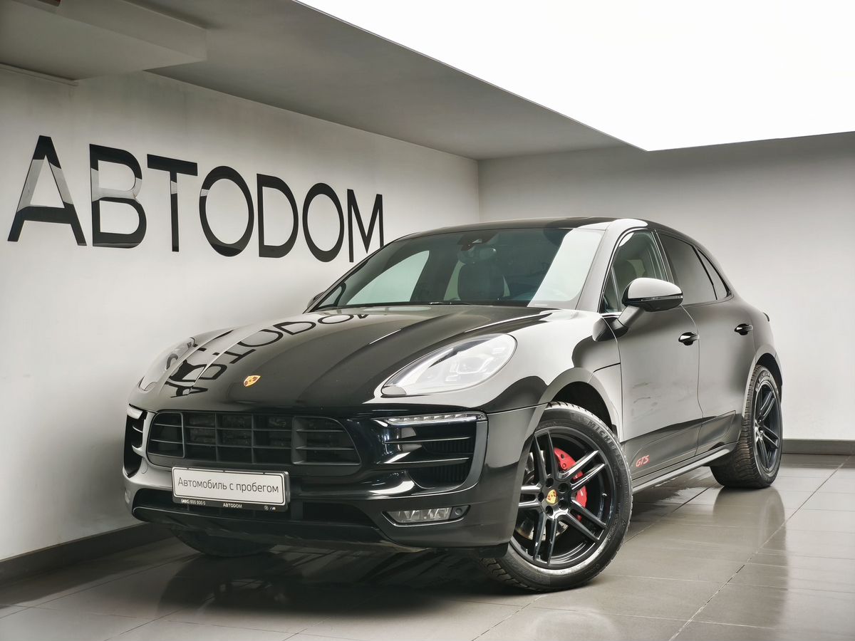 Автомобиль Porsche Macan I поколение GTS 3.0 AMT 4WD (360 л.с.) GTS Чёрный 2016 с пробегом 196 138 км
