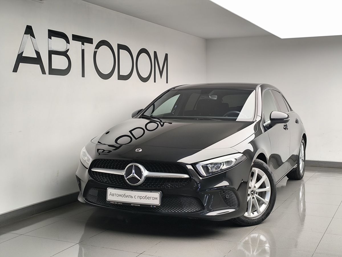Mercedes-Benz A-Класс IV поколение (W177) 200 1.3 AMT (150 л.с.) Sport Чёрный 2018 с пробегом 70 750 км