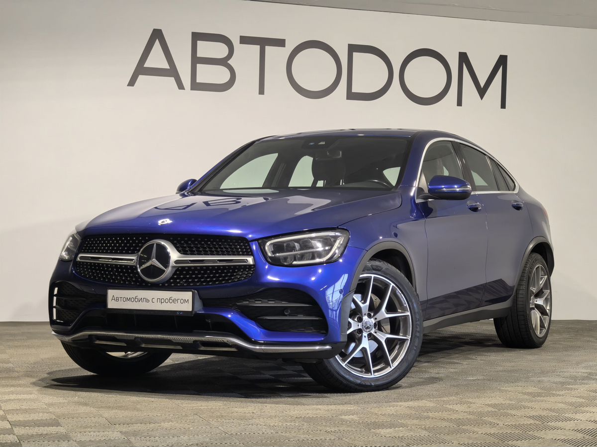 Mercedes-Benz GLC coupe I (C253) [рестайлинг] 300 2.0d AT 4Matic (245 л.с.) Sport Синий 2021 с пробегом 93 904 км