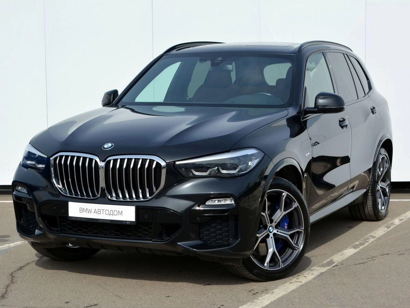 Автомобиль BMW X5 IV поколение (G05) 3.0d AT 4WD (249 л.с.) M Sport Plus Чёрный 2019 с пробегом 63 000 км