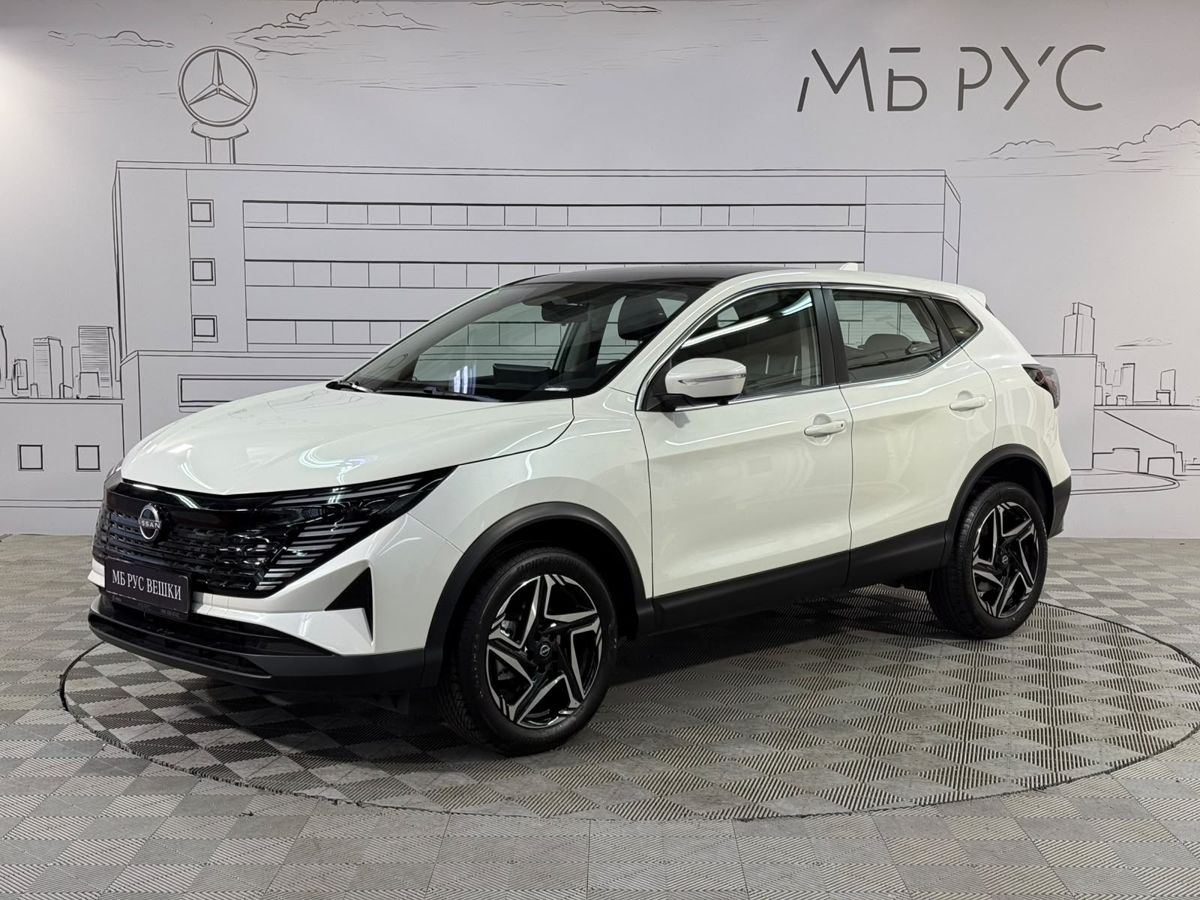 Nissan Qashqai II [2-й рестайлинг] 2.0 CVT (140 л.с.) Leading Белый 2026 с пробегом 12 км