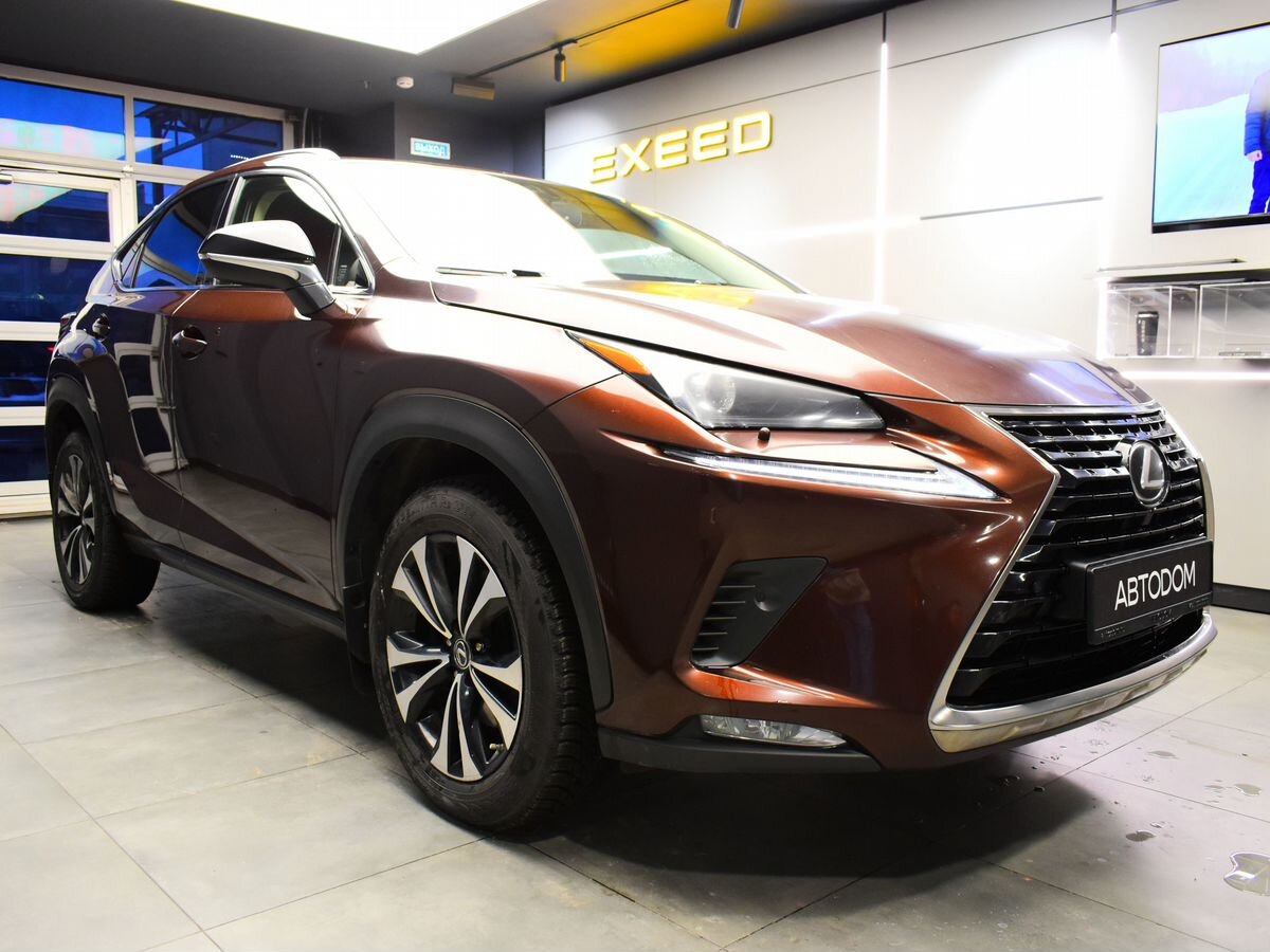Автомобиль Lexus NX I [рестайлинг] 2.0 CVT 4WD (150 л.с.) Black Vision Коричневый 2019 с пробегом 83 698 км