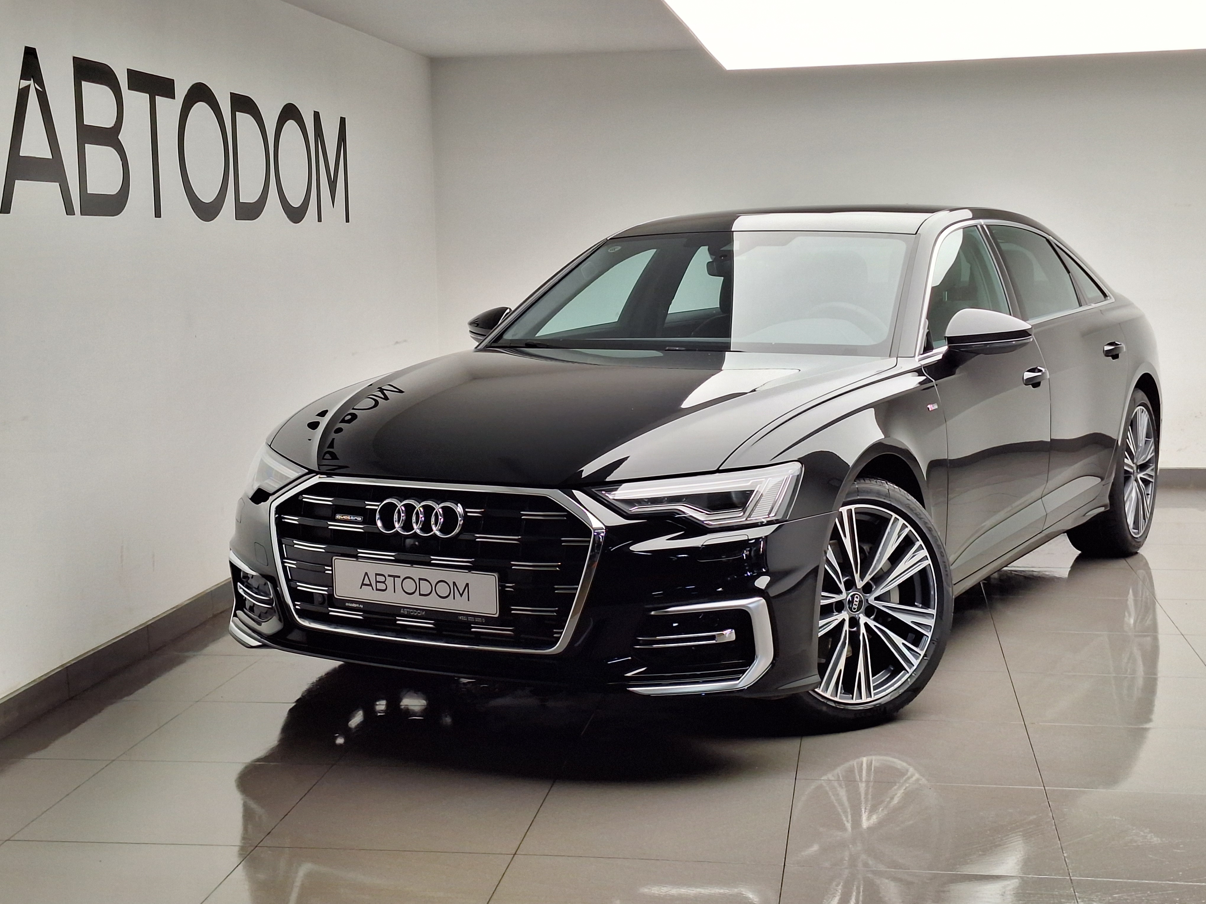 Автомобиль Audi A6 V (C8) [рестайлинг] 2.0 AMT 4WD (245 л.с.) 45 TFSI quattro S tronic Чёрный 2025 