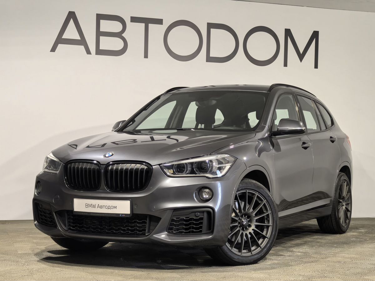 BMW X1 II поколение (F48) 2.0 AT 4WD (192 л.с.) M Sport Серый 2018 с пробегом 80 370 км
