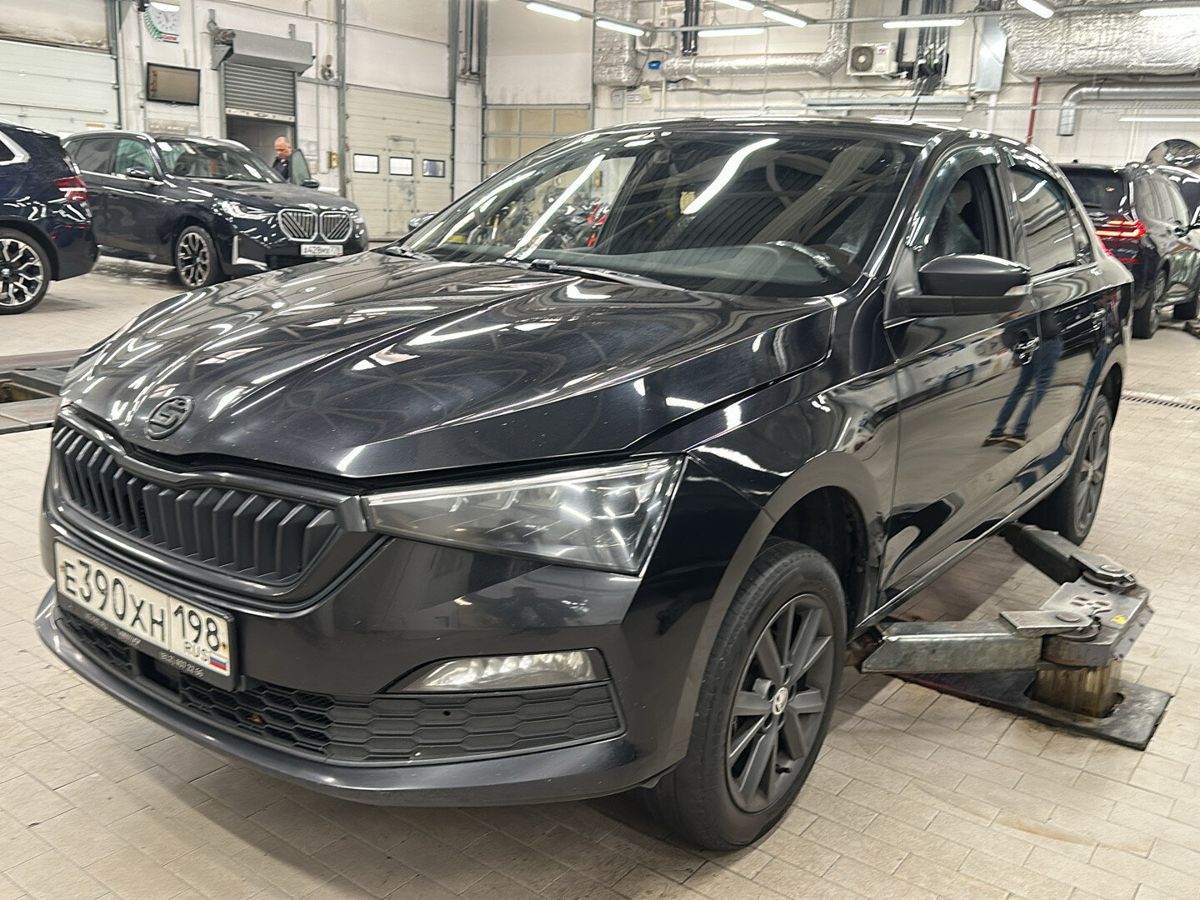 Skoda Rapid II поколение 1.6 AT (110 л.с.) Ambition Чёрный 2020 с пробегом 187 234 км