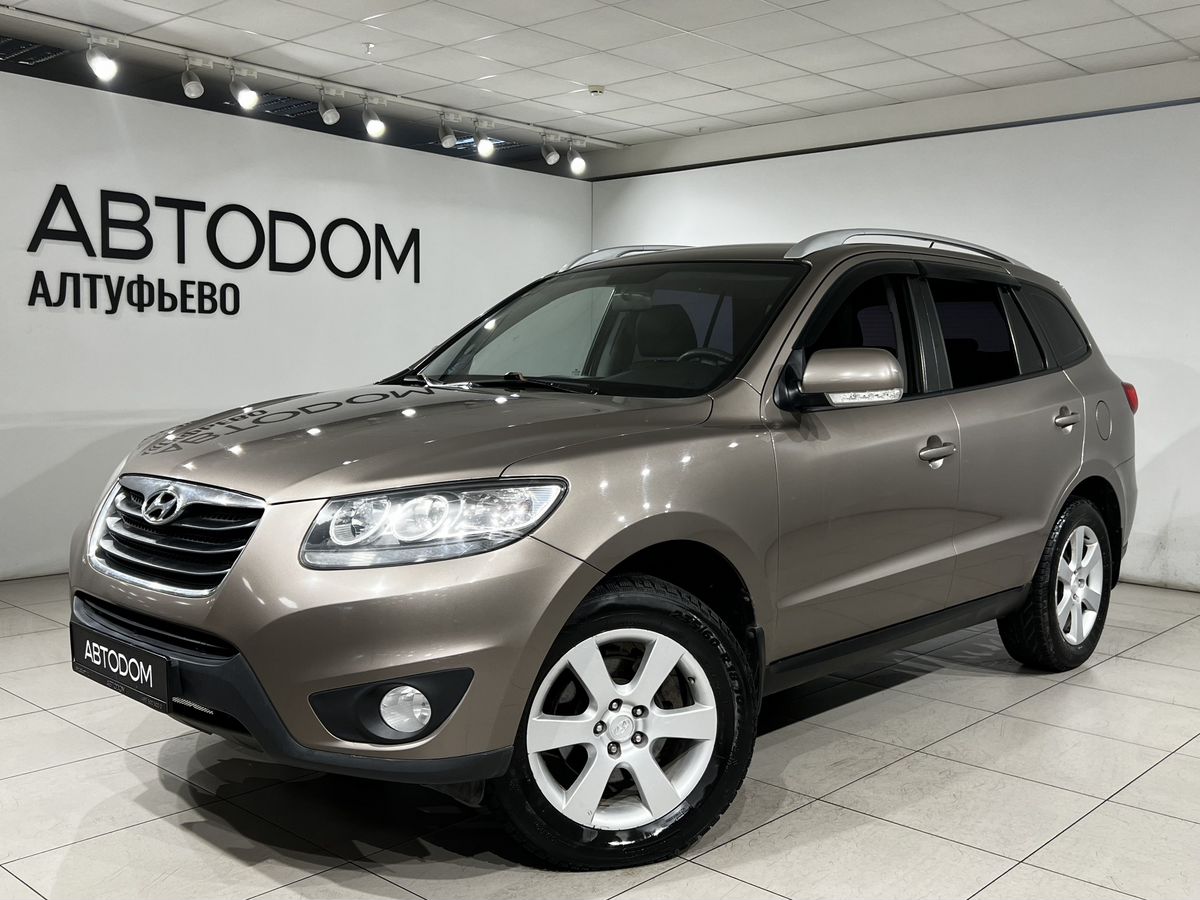 Hyundai Santa Fe II (CM) [рестайлинг] 2.4 AT 4WD (174 л.с.) Comfort Коричневый 2010 с пробегом 198 461 км