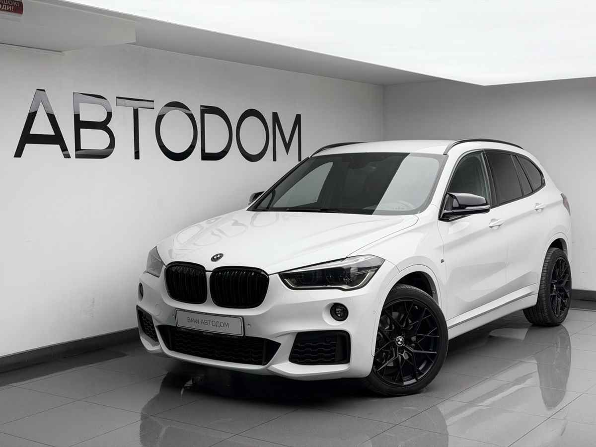 BMW X1 II поколение (F48) 2.0 AT 4WD (192 л.с.) Sport Line Белый 2018 с пробегом 103 134 км