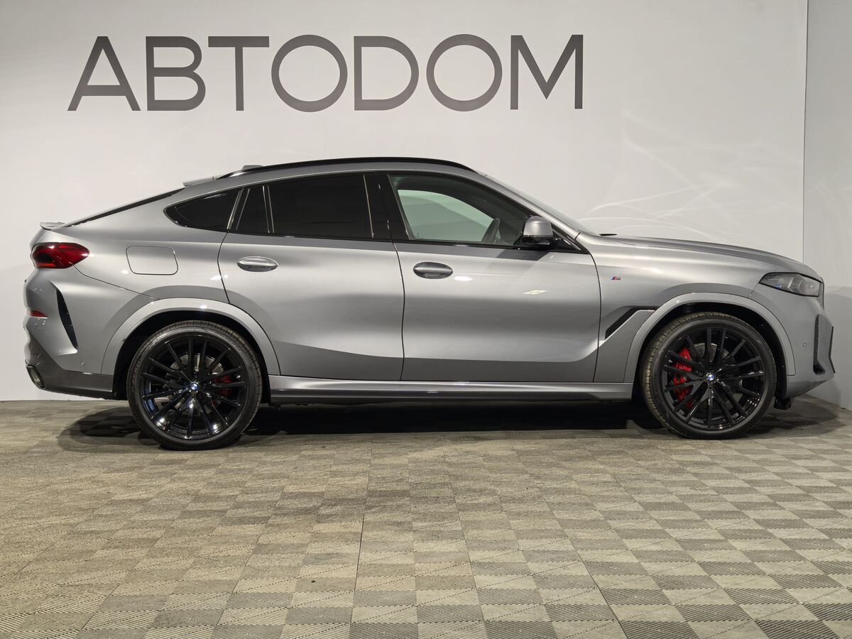 Автомобиль BMW X6 III (G06) [рестайлинг] 3.0d AT 4WD (286 л.с.) M Sport Серый 2025 с пробегом 8 479 км