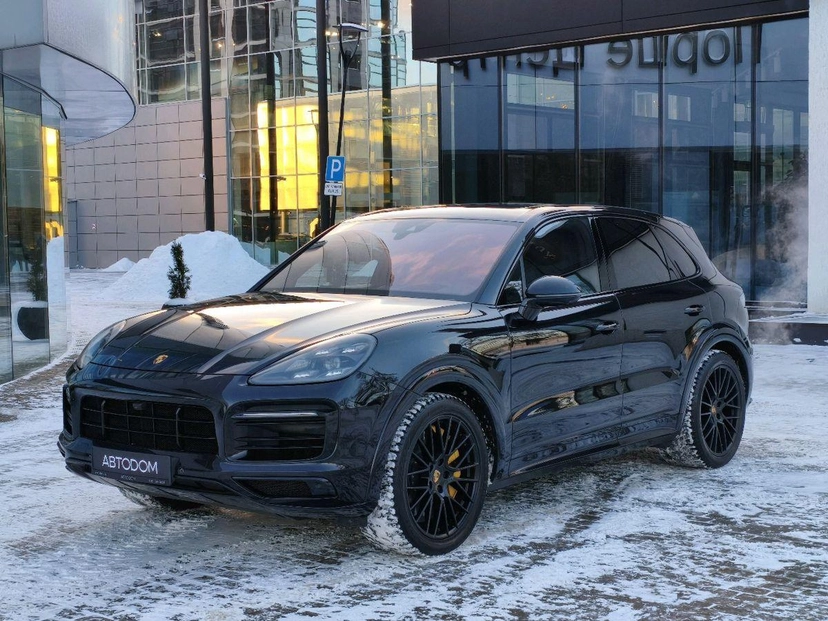 Автомобиль Porsche Cayenne III поколение GTS 4.0 AT 4WD (460 л.с.) GTS Чёрный 2021 с пробегом 63 037 км