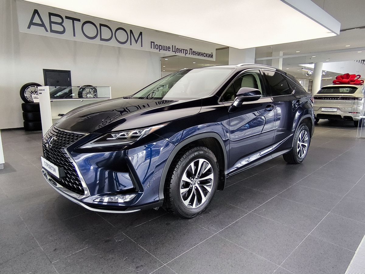 Автомобиль Lexus RX IV [рестайлинг] 2.0 AT 4WD (238 л.с.) Premium Синий 2020 с пробегом 46 888 км