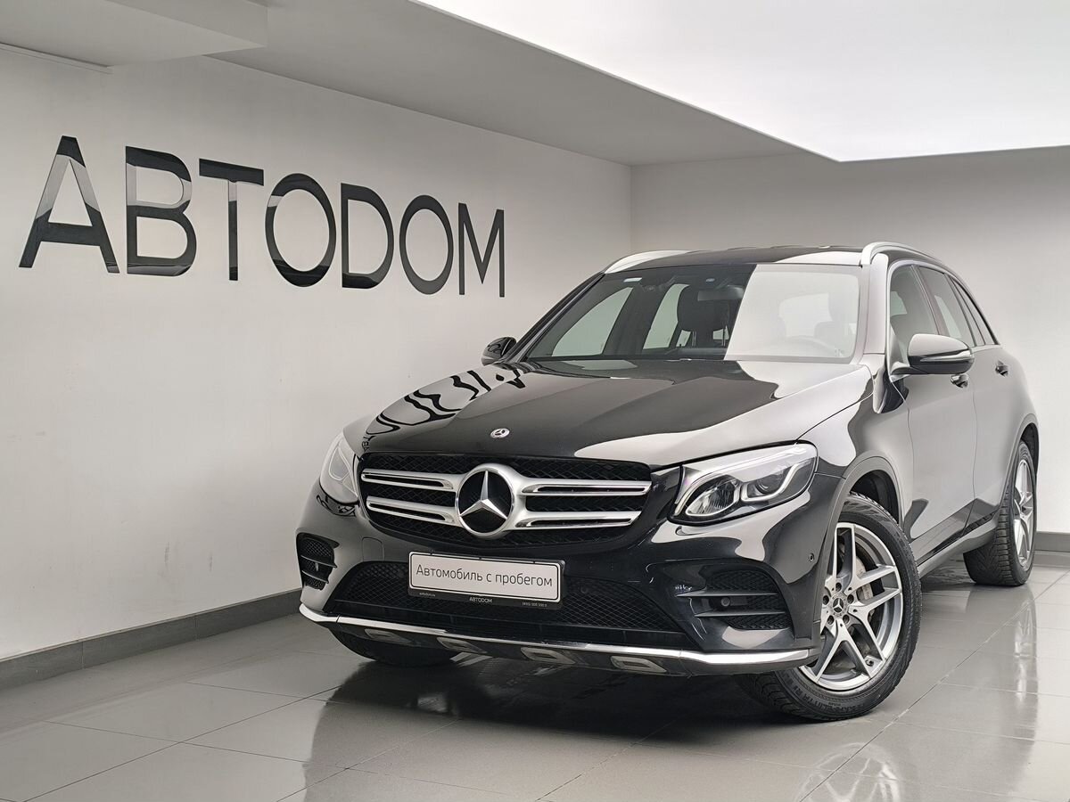 Автомобиль Mercedes-Benz GLC I поколение (X253) 250 2.0 AT 4Matic (211 л.с.) Особая серия Чёрный 2017 с пробегом 176 928 км
