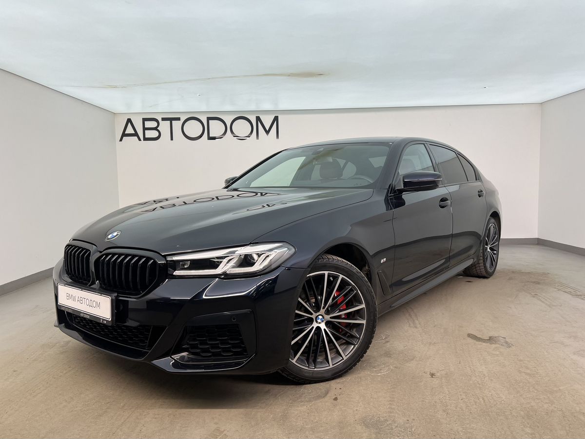 Автомобиль BMW 5 серии VII (G30/G31) [рестайлинг] 2.0 AT (245 л.с.) 530Li Чёрный 2023 с пробегом 18 147 км
