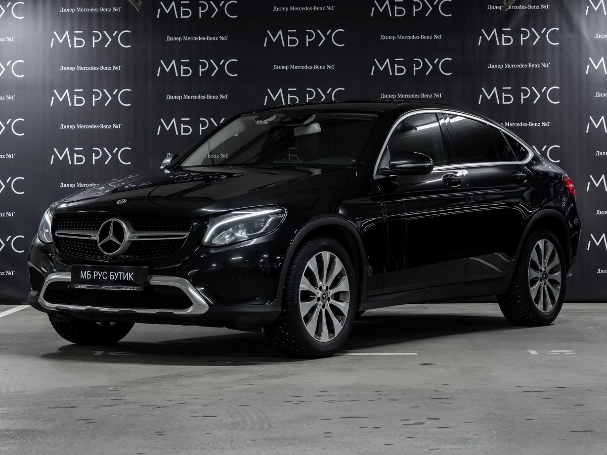 Автомобиль Mercedes-Benz GLC coupe I поколение (C253) 250 2.0 AT 4Matic (211 л.с.) Особая серия Чёрный 2018 с пробегом 168 000 км