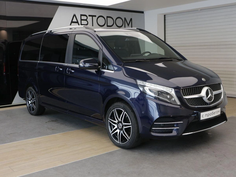 Автомобиль Mercedes-Benz V-Класс II поколение (W447) 2.0d AT 4Matic Long (190 л.с.) Base Синий 2020 с пробегом 35 000 км