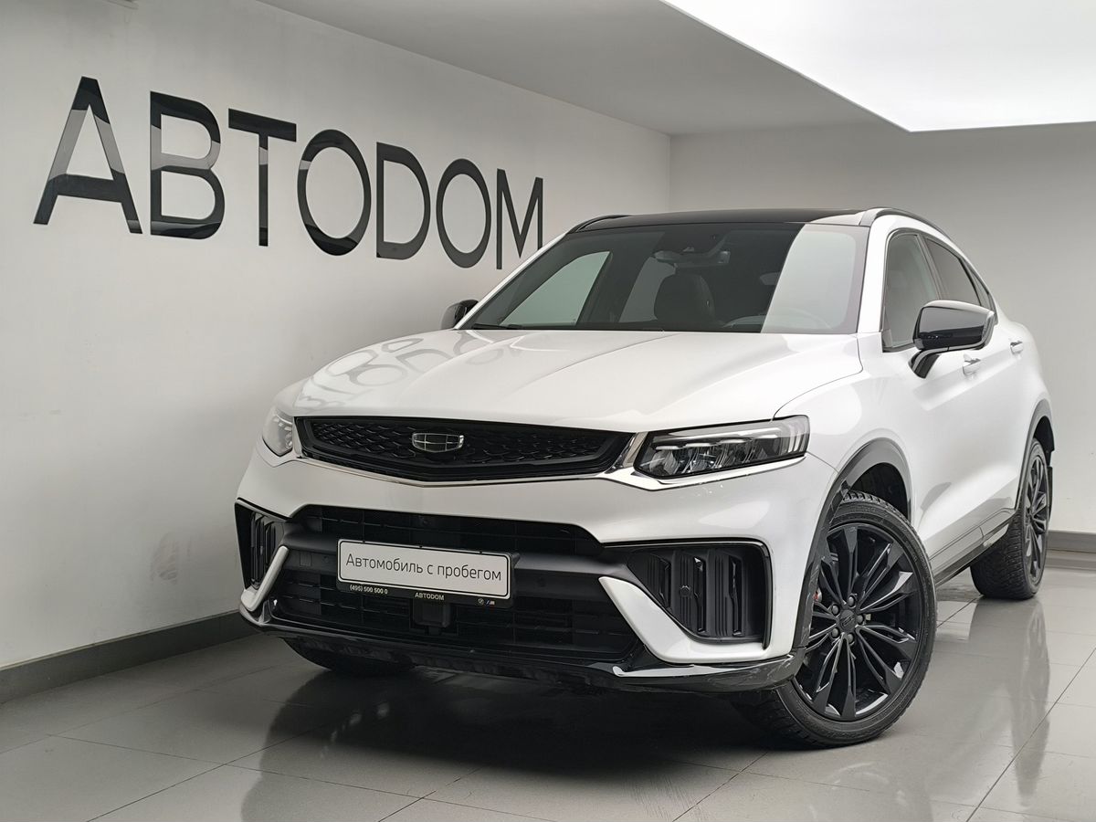 Автомобиль Geely Tugella I [рестайлинг] 2.0 AT 4WD (238 л.с.) Flagship Sport Белый 2023 с пробегом 19 444 км