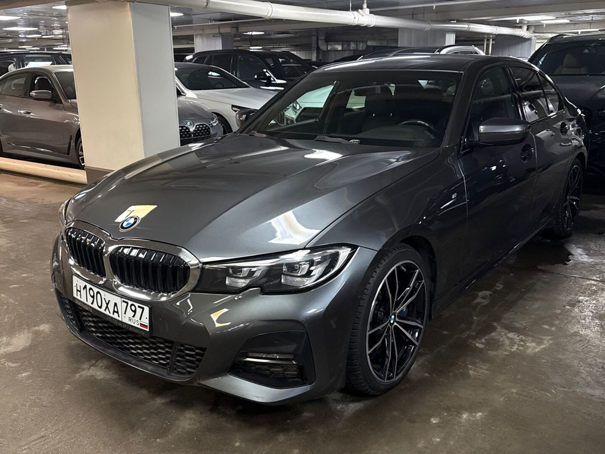 Автомобиль BMW 3 серии VII поколение (G20/G21/G28) 320 2.0d AT 4WD (190 л.с.) M Sport Pure Серый 2021 с пробегом 53 808 км