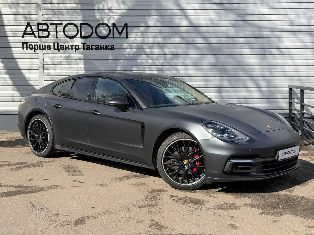 Автомобиль Porsche Panamera II поколение 4 3.0 AMT 4WD (330 л.с.) 4 Серый 2018 с пробегом 70 103 км