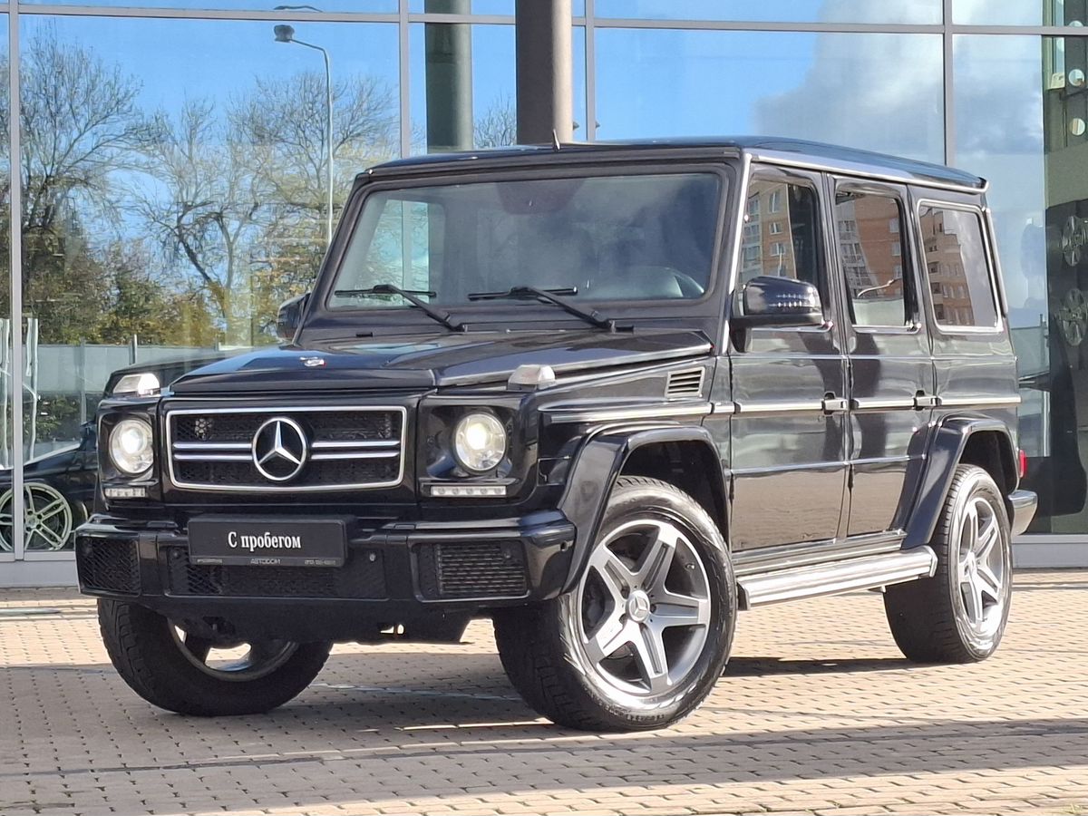 Mercedes-Benz G-Класс II (W463) [4-й рестайлинг] 350 3.0d AT 4Matic (245 л.с.) Base Чёрный 2016 с пробегом 252 231 км
