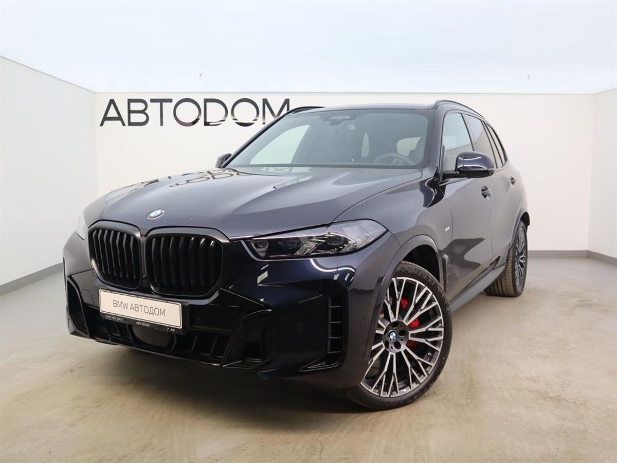 Автомобиль BMW X5 IV (G05) [рестайлинг] 3.0d AT 4WD (286 л.с.) Base Синий 2024 