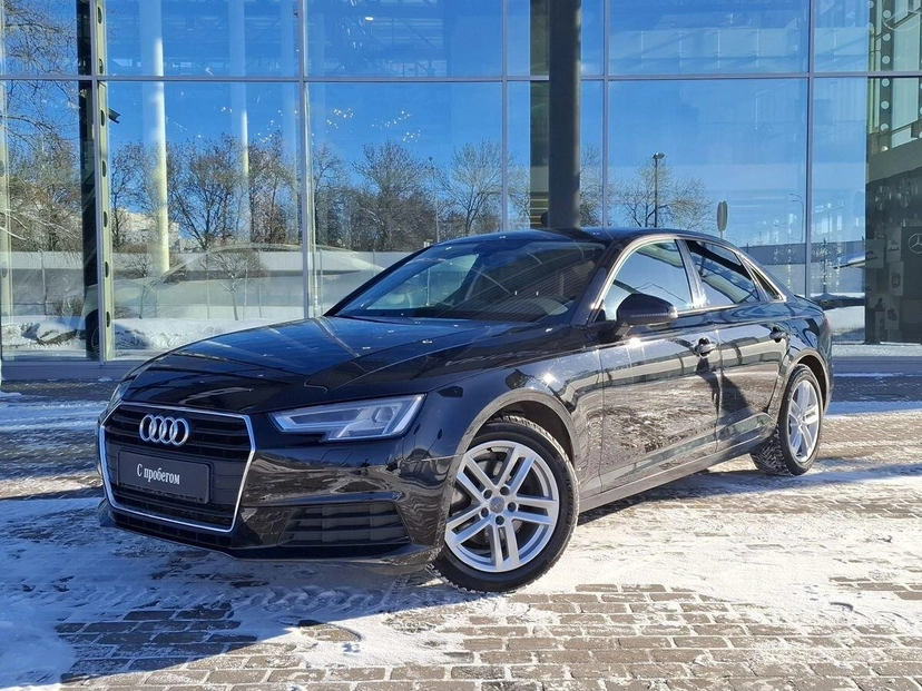 Автомобиль Audi A4 V поколение (B9) 1.4 AMT (150 л.с.) Design Чёрный 2017 с пробегом 94 416 км