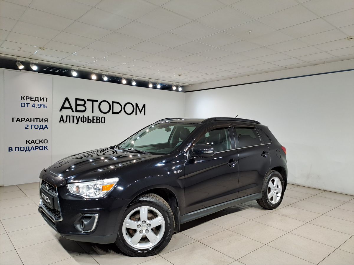Автомобиль Mitsubishi ASX I [рестайлинг] 2.0 CVT 4WD (150 л.с.) Ultimate Чёрный 2013 с пробегом 169 736 км