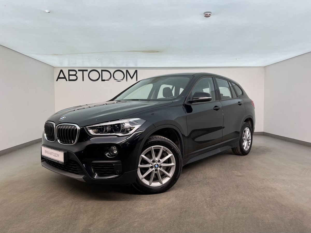BMW X1 II поколение (F48) 2.0d AT 4WD (150 л.с.) Advantage Чёрный 2018 с пробегом 52 144 км
